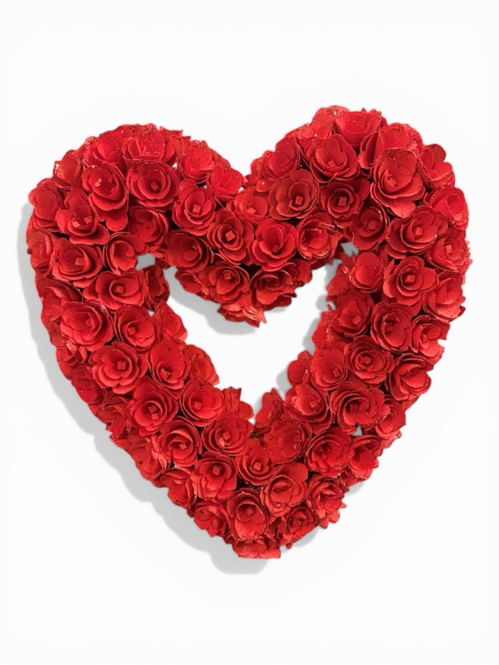 Red Rose Heart Wall Decor